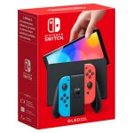 Nintendo Switch OLED - game console, neon blue / neon red ...