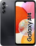 Samsung Galaxy A14 (SM-A145P/DS) Dual SIM,64GB + 4GB, Factory Unlocked GSM,  International Version (Fast Car Charger Bundle) - No Warranty - (Black)