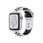 Apple Watch Nike+ Series 4 GPS + Cellular 40mm, Silver Aluminum ...