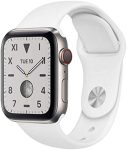 Amazon.com: Apple Watch Series 5 (GPS + Cellular, 40MM) - Titanium ...