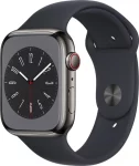 Osta Apple Watch Series 8 Gps + Cellular, 45mm Graphite Stainless Steel  Case With Midnight Sport Band netistä | Lapstore.fi