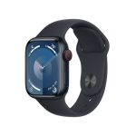 Apple Watch Series 9 GPS + Cellular 41mm Midnight Aluminium Case with  Midnight Sport Band - S/M