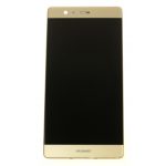 LCD + touch screen + front panel gold replacement for Huawei P9 ...